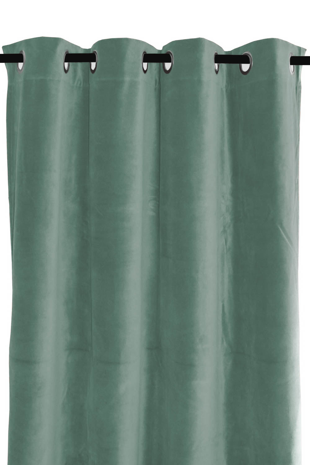 rideau en velours delhi 135x300 cm celadon-harmony haomy