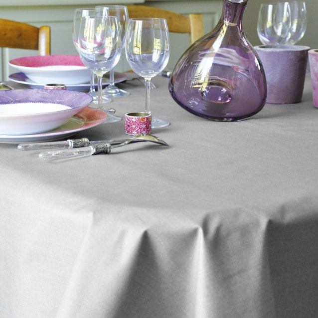 Nappe enduite unie Louvain de chez Stof
