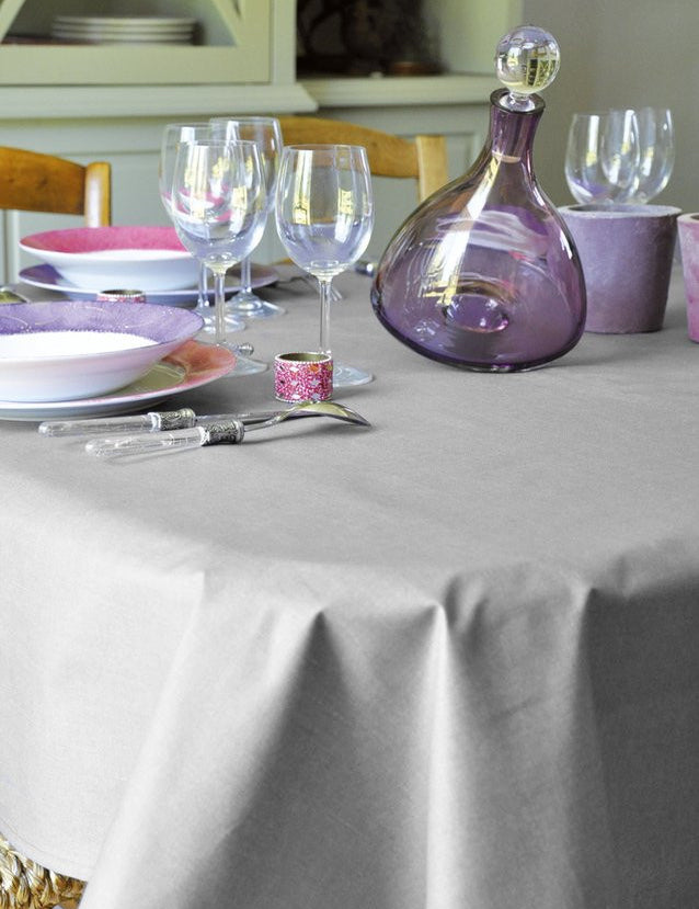 Nappe enduite unie Louvain de chez Stof