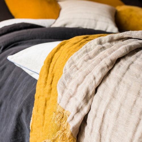 Linge de lit en lin ou velours