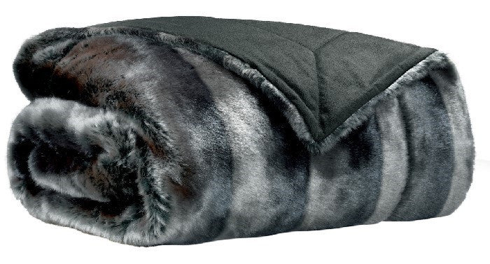 Plaid fourrure canapé jeté lit