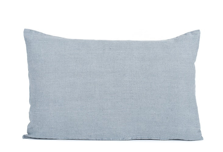 5 coloris dispos - Harmony - Housse de coussin en lin Propriano rectangulaire - 40x60 cm