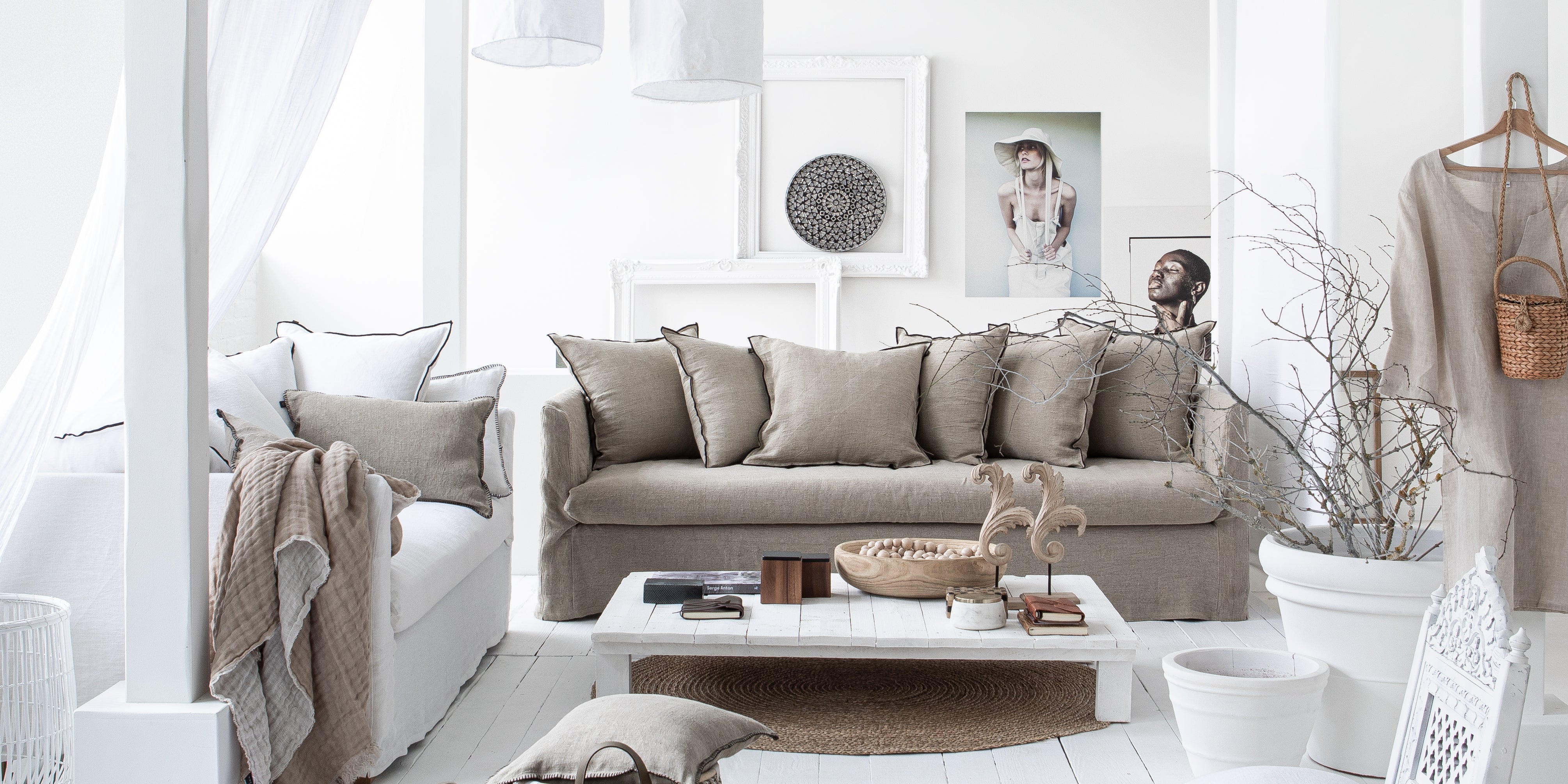 Focus sur la couleur Naturel et Blanc