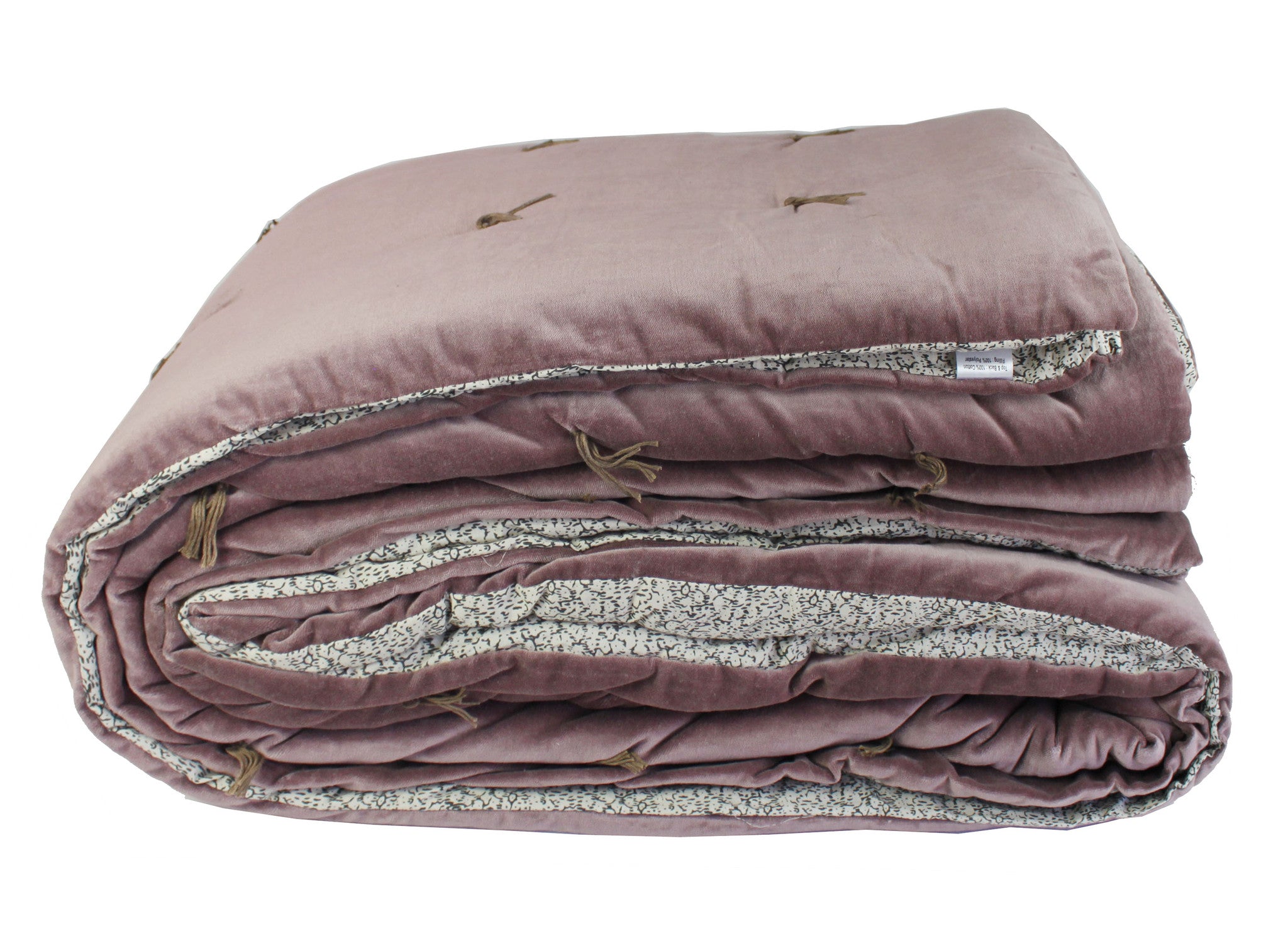 Couvre lit velours En Fil d'Indienne