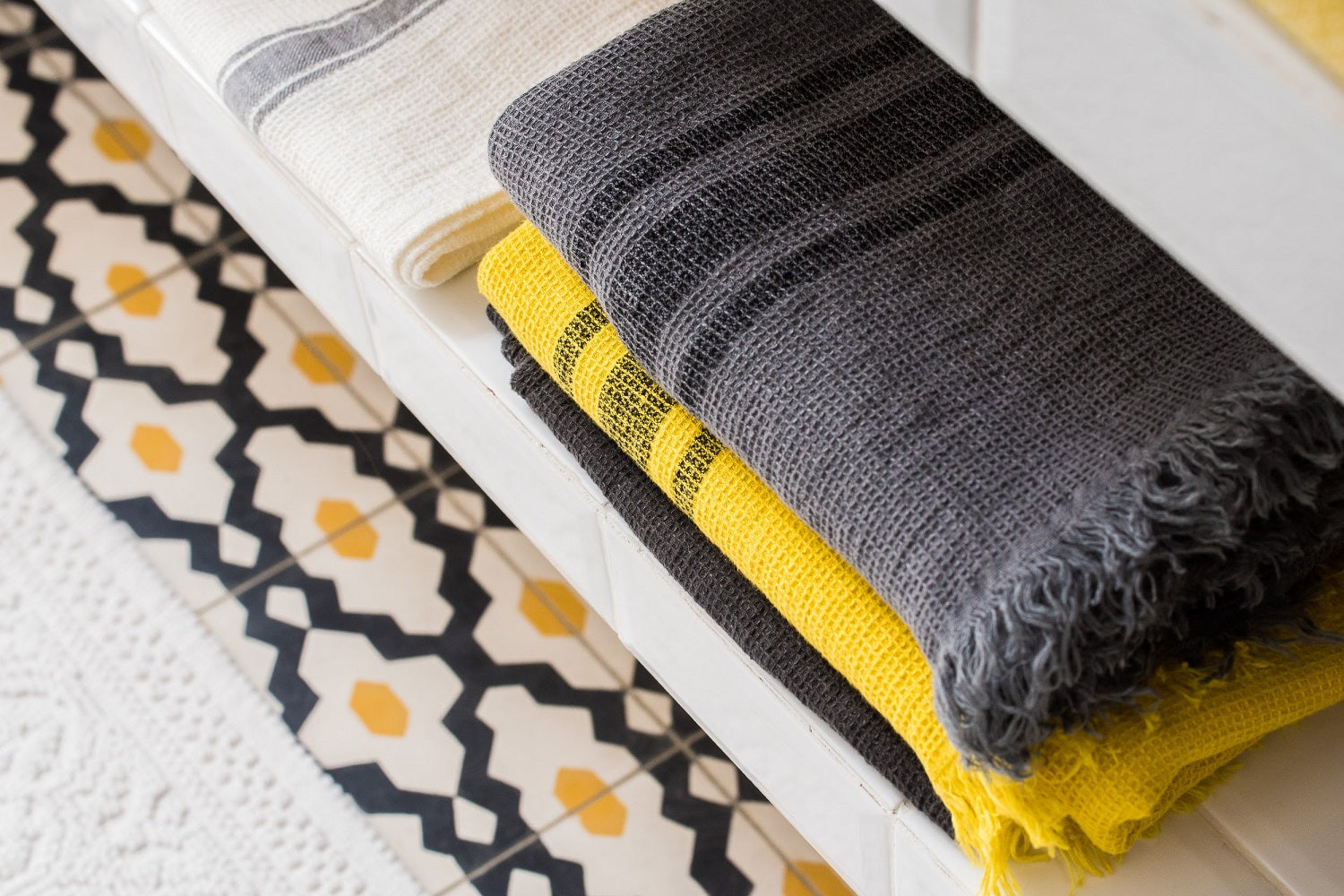 Eponge - Drap de plage - Drap de bain - Serviette Fouta