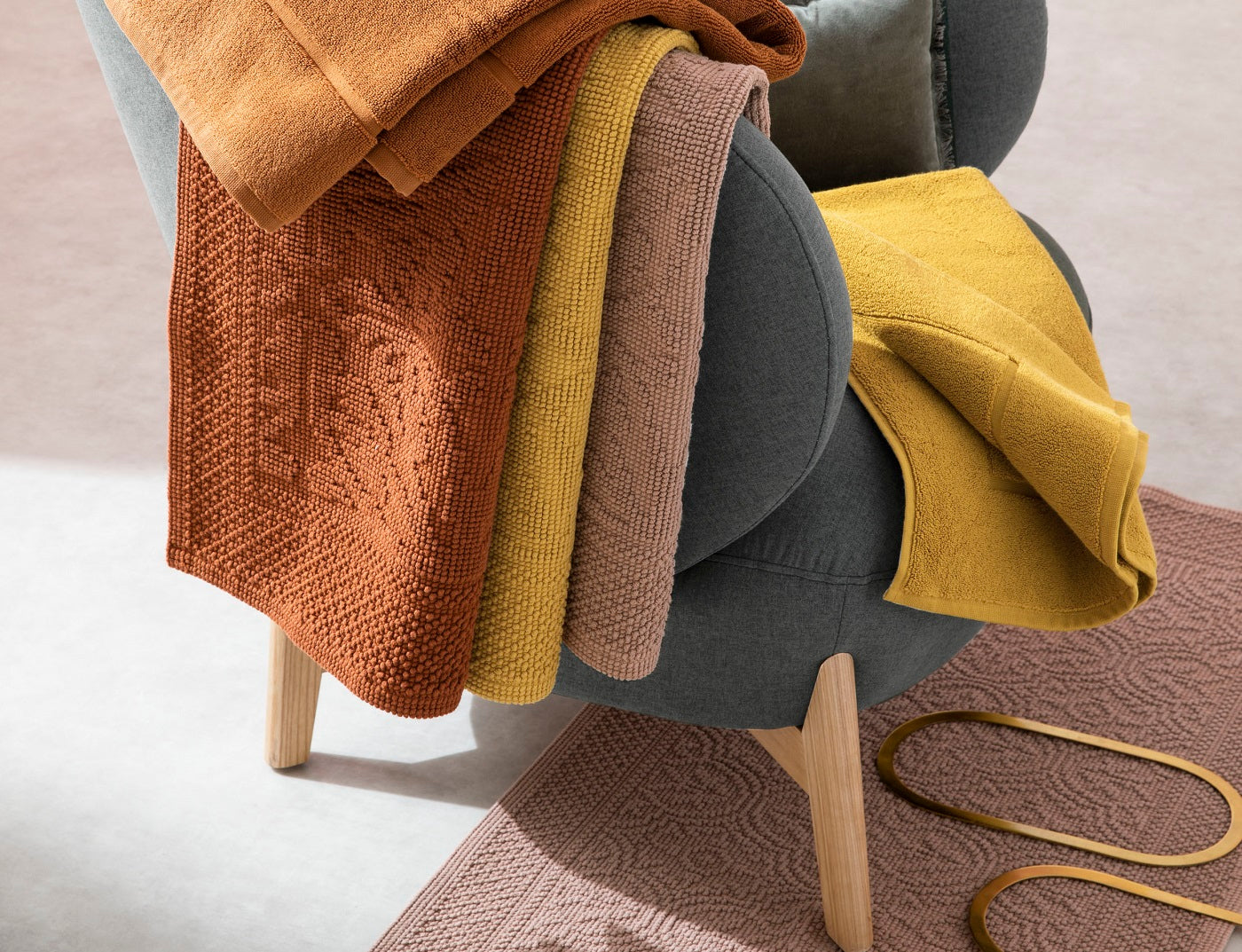 tapis de bain coton grand hotel - harmony haomy