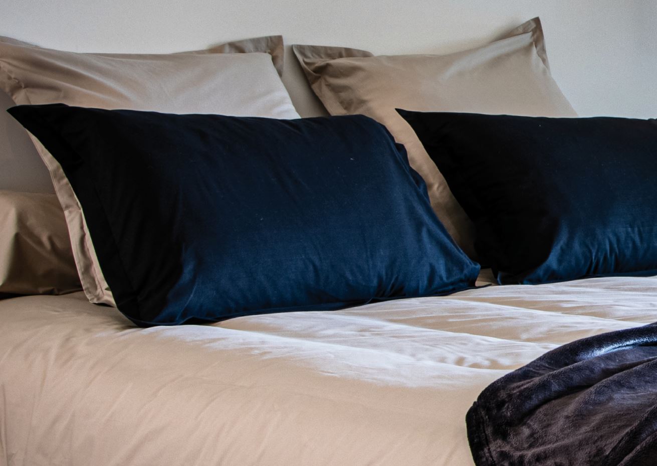 Linge de lit en Percale de coton Vent du Sud