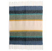 Plaid rayures recyclé Isabel - 4 couleurs - Vivaraise