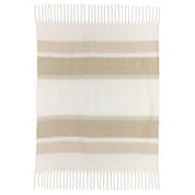 Plaid rayures recyclé Isabel - 4 couleurs - Vivaraise