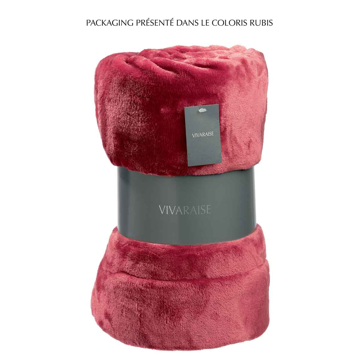 Plaid Tender 150x200 cm - 9 couleurs - Vivaraise