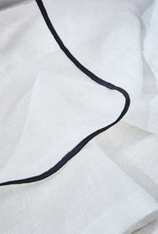 Rideau Bonifacio Haomy en voile de lin 140×280 cm – 2 couleurs lumineuses