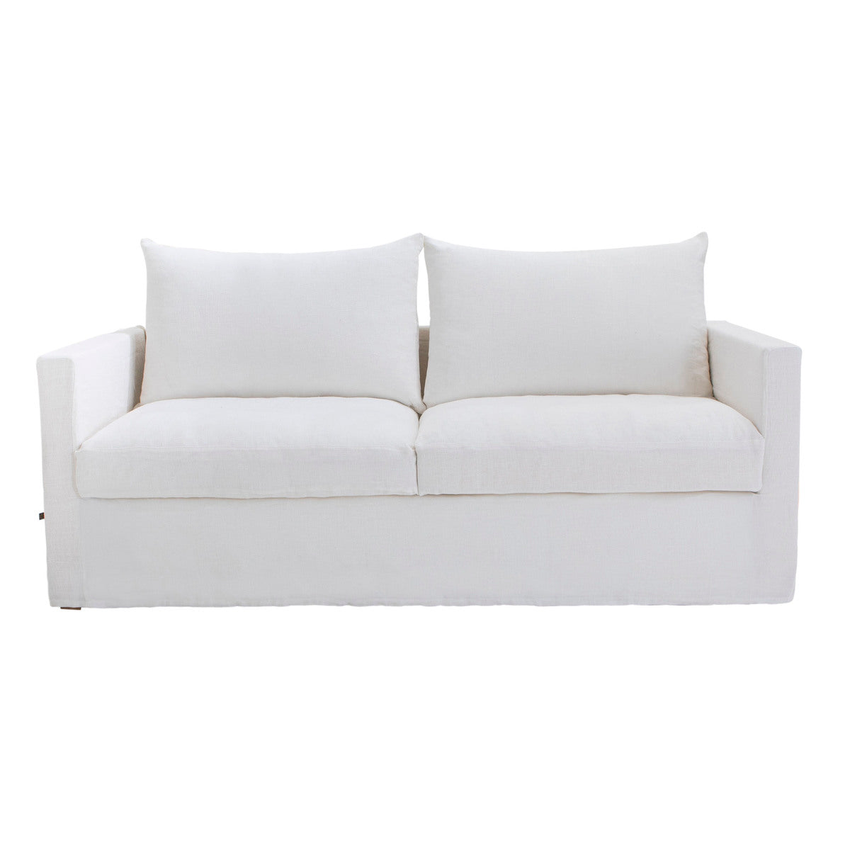 harmony-brooklyn canape lin 3 places haomy-blanc