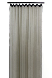 Rideau en voile de lin lavé Calvi Haomy 140x280 cm coloris Naturel – léger et aérien