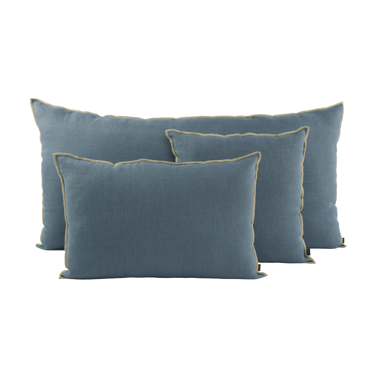 Chennai washed linen cushion cover 45x45 cm - Harmony Haomy