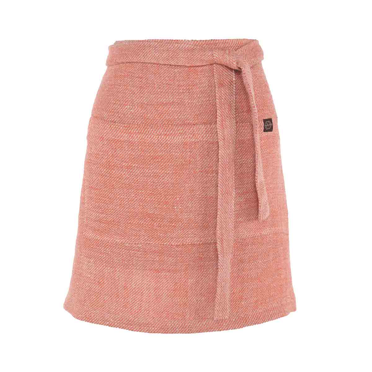 tablier bistrot en lin cuba bois de rose-harmony haomy