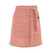 tablier bistrot en lin cuba bois de rose-harmony haomy