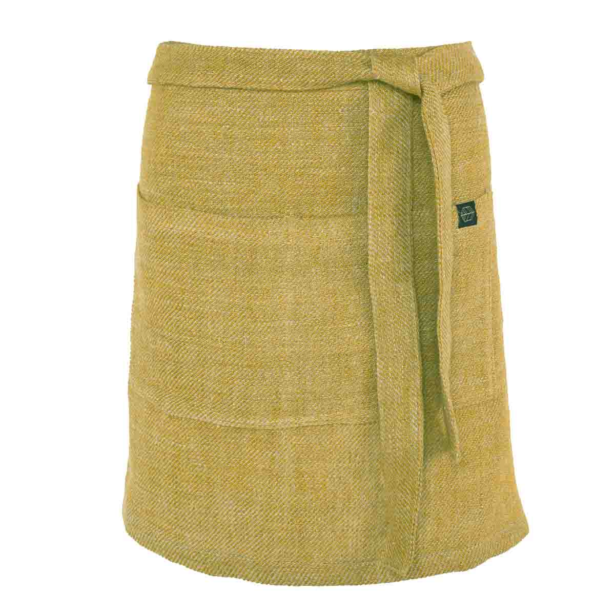 tablier bistrot en lin cuba citrus-harmony haomy