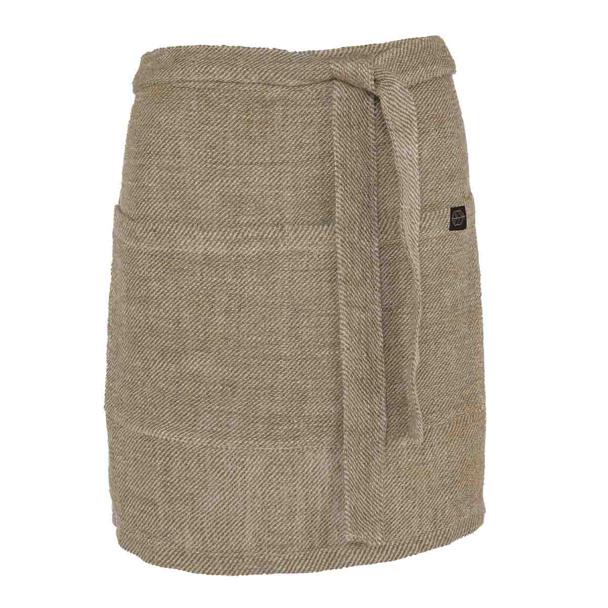 tablier bistrot en lin cuba olive-harmony haomy