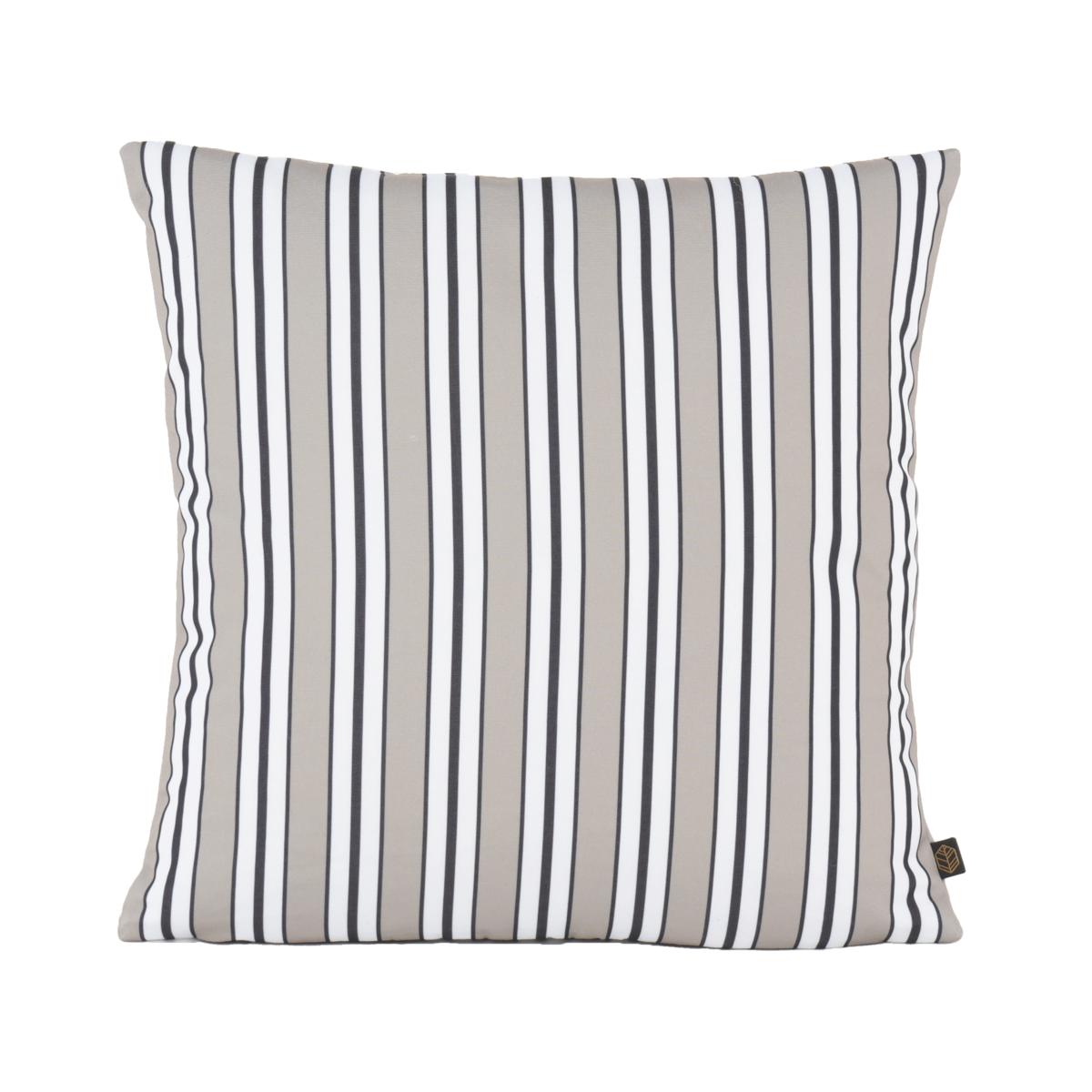coussin carre exterieur petite rayure 45x45 cm deauville lin-harmony haomy
