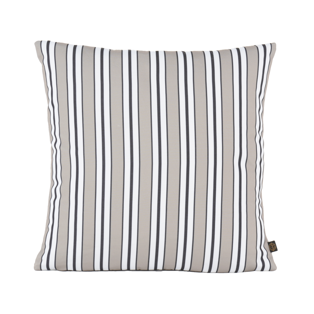 coussin carre exterieur petite rayure 45x45 cm deauville lin-harmony haomy