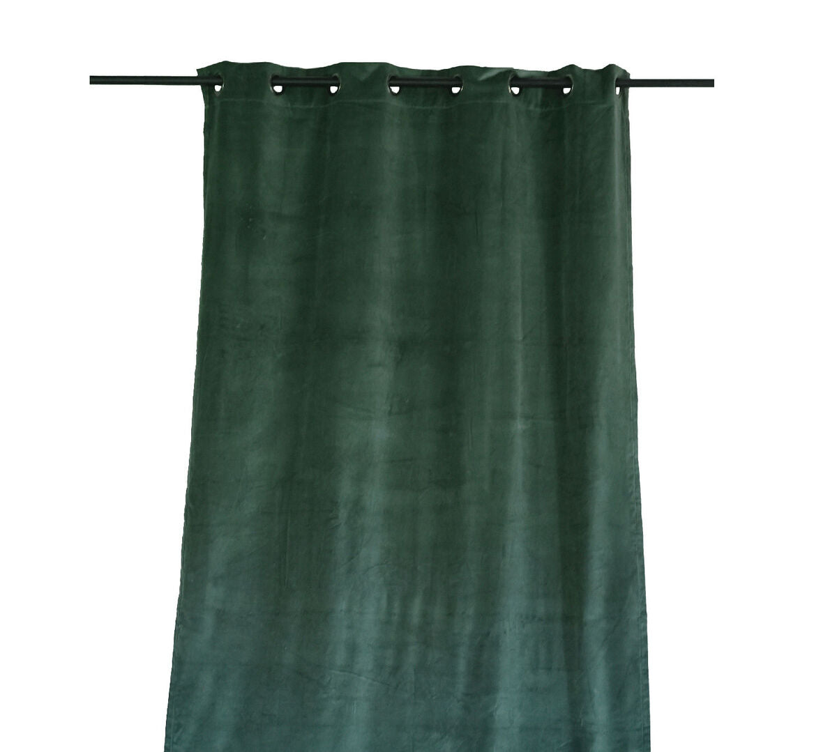 Rideau en velours Delhi Haomy avec œillets, coloris pigeon, 135x300 cm – tombé élégant et texture douce