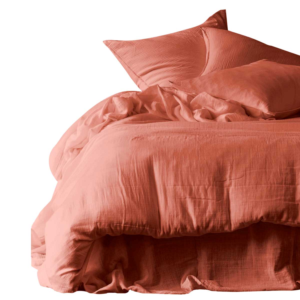 Drap housse en gaze de coton Dili Haomy - 21 coloris harmonieux