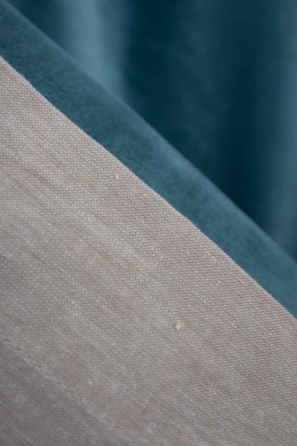 Elise lined cotton velvet curtains 140x280 cm - Vivaraise