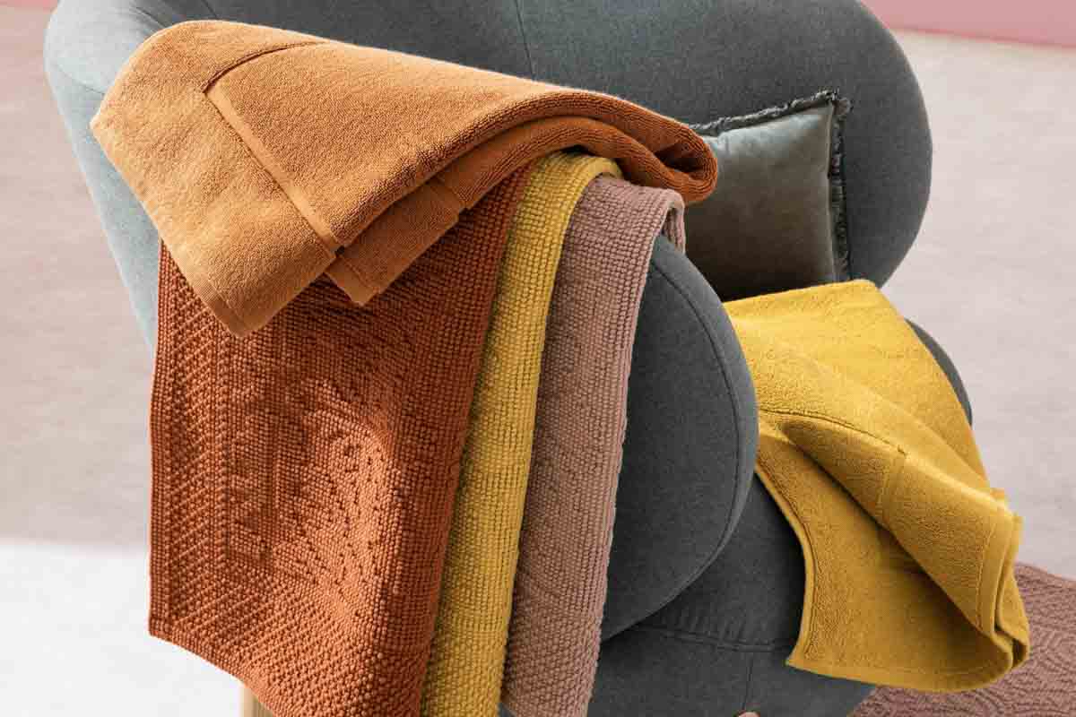 Collection Tapis de bain Grand Hôtel Haomy en coton - 18 couleurs intemporelles