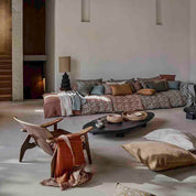 Housse d’édredon Jaipur Haomy en lin lavé – 4 couleurs chaleureuses