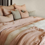 Drap housse en satin de coton Taloa Haomy - 5 couleurs raffinées