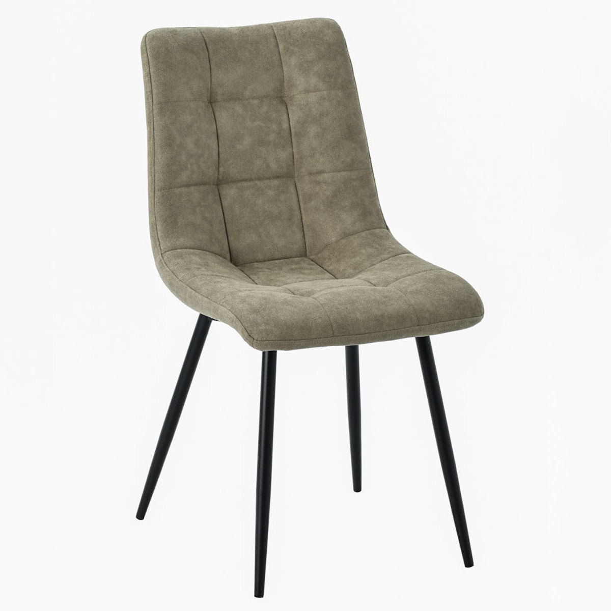 Chaise de salle à manger microfibre matelassé Harvey - 5 couleurs - Home Beddings & Curtains