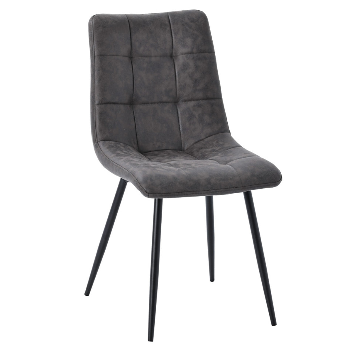 Chaise de salle à manger microfibre matelassé Harvey - 5 couleurs - Home Beddings & Curtains