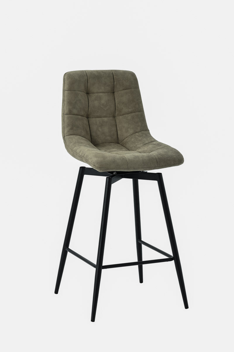 chaise-de-bar-tabouret-pivotant-tissus-pgtrading-lilly-harvey-kaki-home-beddings-and-curtains