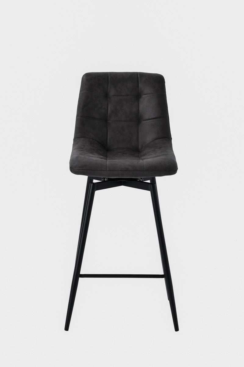 chaise-de-bar-tabouret-pivotant-tissus-pgtrading-lilly-harvey-gris-anthracite-home-beddings-and-curtains