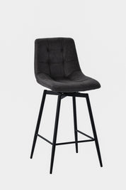 chaise-de-bar-tabouret-pivotant-tissus-pgtrading-lilly-harvey-gris-anthracite-home-beddings-and-curtains