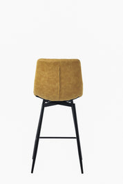 chaise-de-bar-tabouret-pivotant-tissus-pgtrading-lilly-harvey-jaune-moutarde-home-beddings-and-curtains