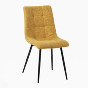 Chaise de salle à manger microfibre matelassé Harvey - 5 couleurs - Home Beddings & Curtains