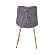 Chaise de salle à manger tissu matelassé Harvey n°2 - 6 couleurs - Home Beddings & Curtains