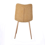 Chaise de salle à manger tissu matelassé Harvey n°2 - 6 couleurs - Home Beddings & Curtains