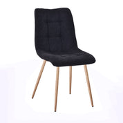 chaise-table-a-manger-tissu-pieds-effet-bois-noir-marron-home-beddings-and-curtains