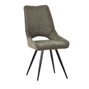 chaise-table-a-manger-tissu-pieds-metal-vert-mousse-home-beddings-and-curtains