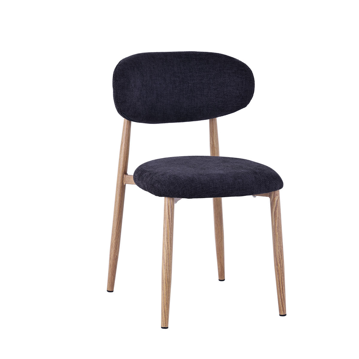 chaise-table-a-manger-tissu-pieds-effet-bois-noir-marron-home-beddings-and-curtains