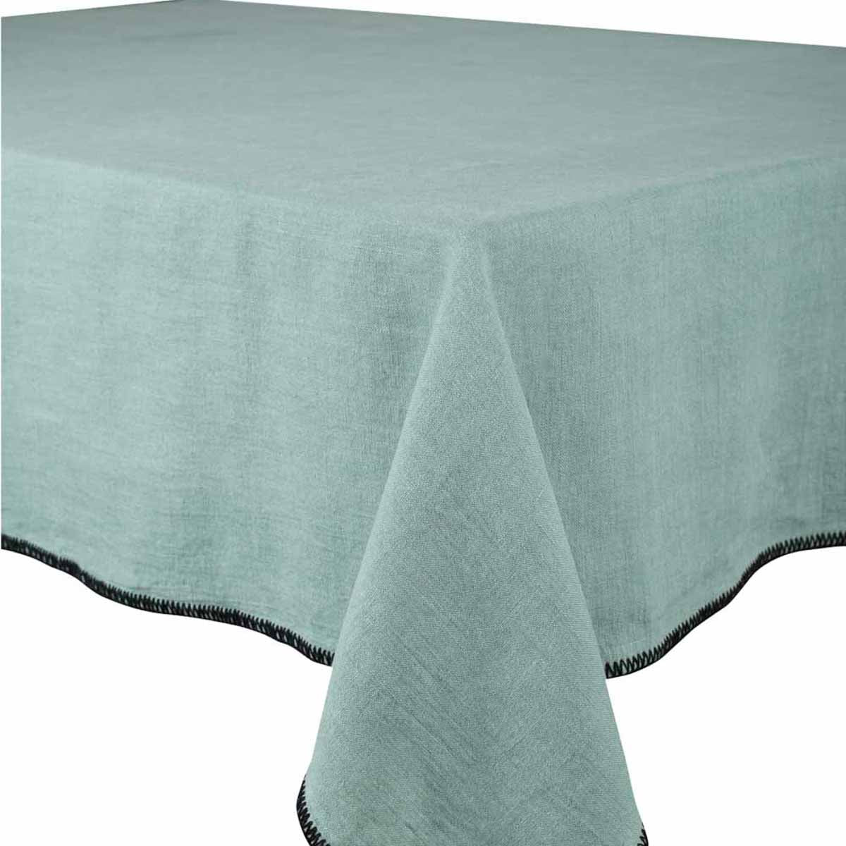 Luri square washed linen tablecloth 160x160 cm - Harmony Haomy