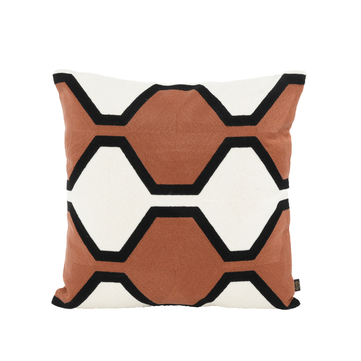 Tikri square linen cushion cover 45x45 - Harmony Haomy