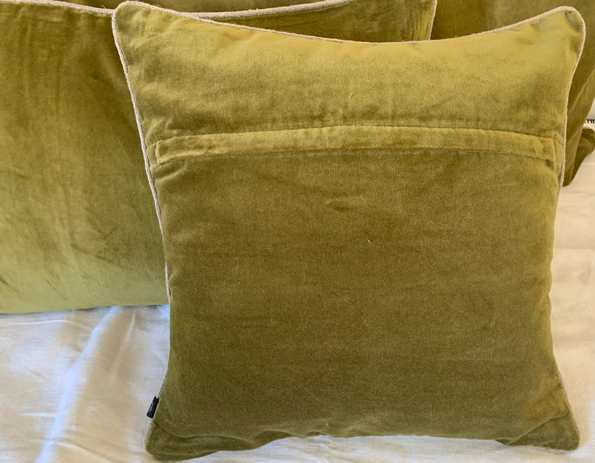 Square velvet cushion cover New Delhi 45x45 cm - Harmony Haomy