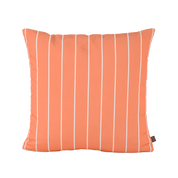coussin carre exterieur petite rayure 45x45 cm palerme mandarine-harmony haomy