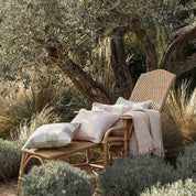 Housse d'édredon Palma Haomy en lin lavé à grands carreaux - 4 coloris lumineux