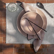 Set/towel Piana Haomy in washed linen & cotton - 4 refined colors