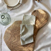 Torchon Piana II Haomy en lin lavé & coton – 3 teintes raffinées