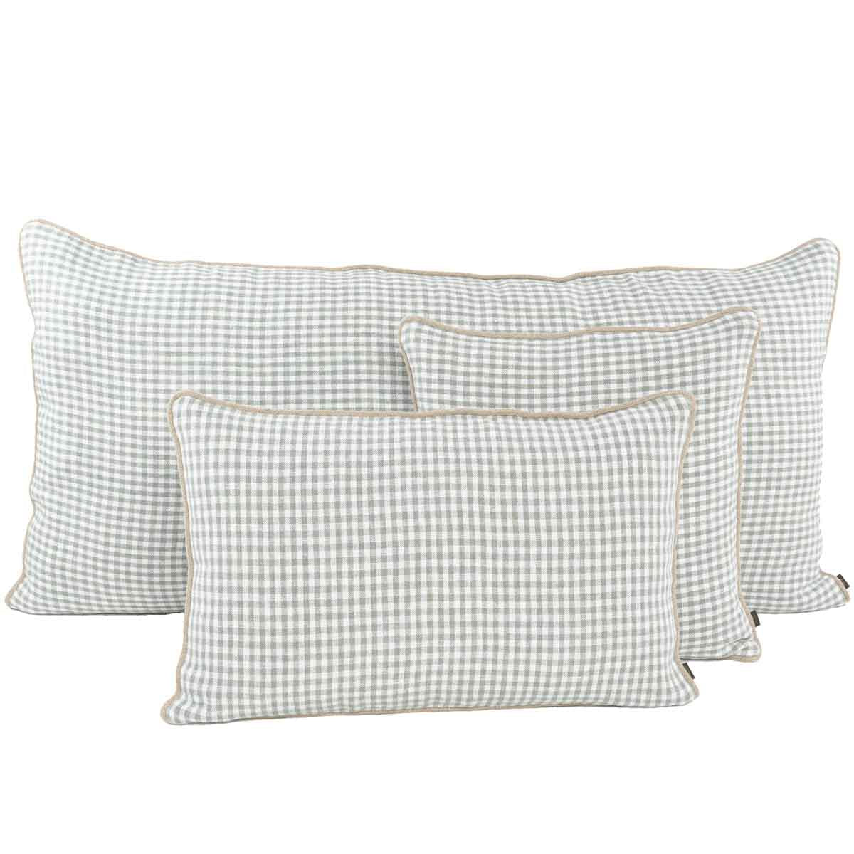 Piana rectangle linen cushion cover 40x60 cm - Harmony Haomy